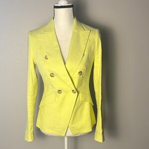 Banana Republic Double Breasted Linen Cotton Blazer (Size 0)